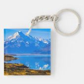 山調理師オーバールッキング湖プカキ， NZ キーホルダー (裏面)