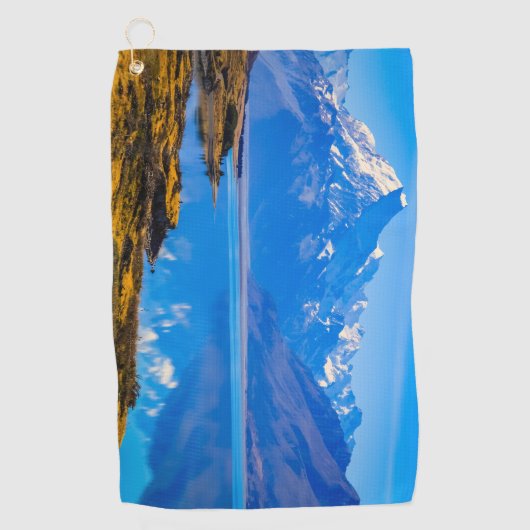 山調理師オーバールッキング湖プカキ， NZ ゴルフタオル (正面)