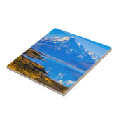 山調理師オーバールッキング湖プカキ， NZ タイル (側面)