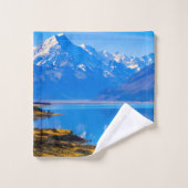 山調理師オーバールッキング湖プカキ, NZ バスタオルセット (ウォッシュタオル)