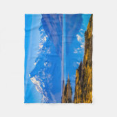 山調理師オーバールッキング湖プカキ， NZ フリースブランケット (正面)