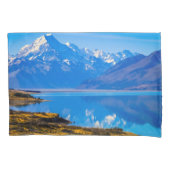 山調理師オーバールッキング湖プカキ， NZ 枕カバー (正面)