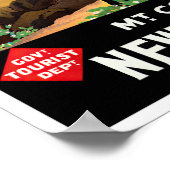 山調理師ニュージーランドヴィンテージ旅行 ポスター (角)