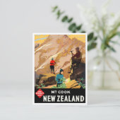 山調理師ニュージーランドヴィンテージ旅行 ポストカード (スタンド正面)