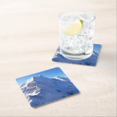 山調理師(Aoraki)ピーク,ニュージーランド スクエアペーパーコースター (インサイチュ)