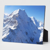 山調理師(Aoraki)ピーク,ニュージーランド フォトプラーク (側面)