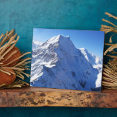 山調理師(Aoraki)ピーク,ニュージーランド フォトプラーク (側面)