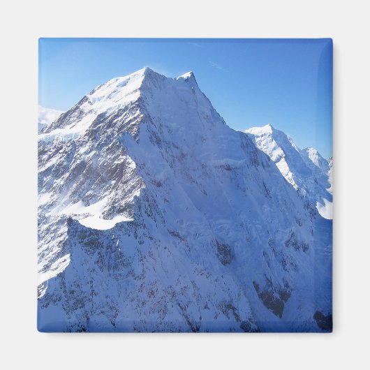 山調理師(Aoraki)ピーク，ニュージーランド マグネット (正面)