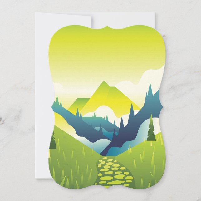 山谷の風景 (正面)