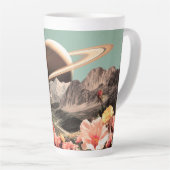 山谷上の超現実的な土星 カフェラテマグ (右アングル)