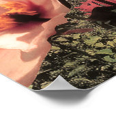 山谷上の超現実的な土星 ポスター (角)