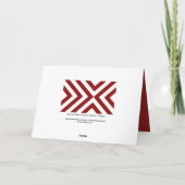 山赤と白形 カード (裏面)