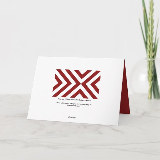 山赤と白形 カード (裏面)