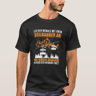 山走道にケーブルカーを持たない Tシャツ