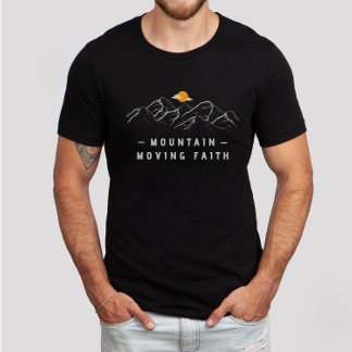 山越信仰キリスト教の聖句 Tシャツ