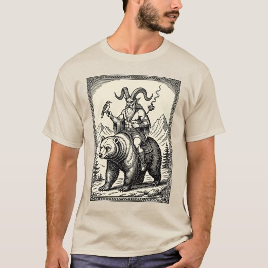 山路の使者 バラン Tシャツ (正面)