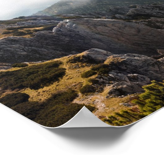 山転がに雲あり ポスター (角)