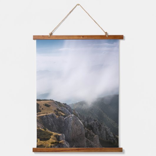 山転がに雲あり 吊り下げ型タペストリー (正面)