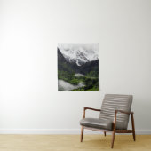 山転が下の森を霧が抜ける タペストリー (インサイチュ)