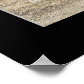 "山道 – アルマデン渓谷" ポスター (角)