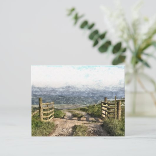 山道 ポストカード (スタンド正面)