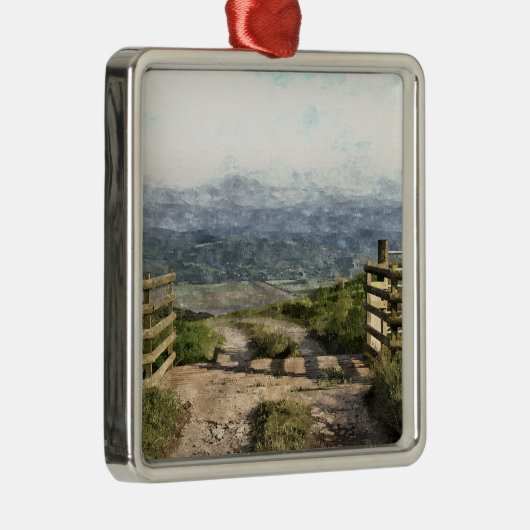 山道 メタルオーナメント (右)