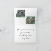 山遠くにだが私のハートノートカード カード (内部)