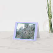 山遠くにだが私のハートノートカード カード (正面)