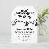 山野外素朴結婚式の日付を保存 (スタンド正面)