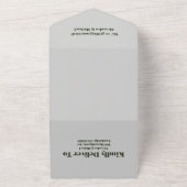 山野素朴花坊結婚保 オールインワン招待状 (外側)