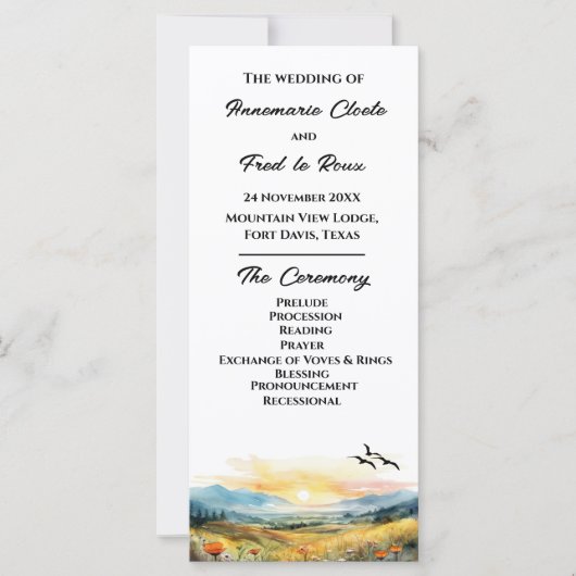 山野花結婚式計画 (正面)