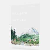 山野花 |結婚へようこそ アクリルサイン (傾斜)