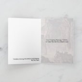 山間の旅行者およびファンKuanによる流れ カード (内部)