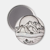 山間磁石 マグネット (正面/裏面)