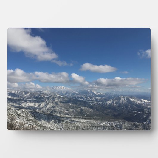 山雪 フォトプラーク (正面)