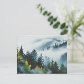 山霧はがき ポストカード (スタンド正面)