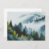 山霧はがき ポストカード (正面/裏面)
