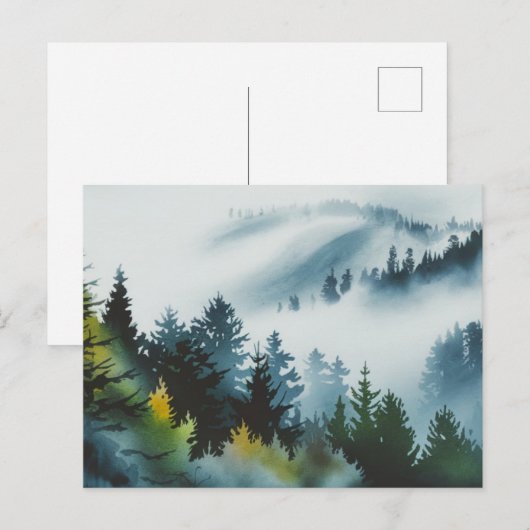 山霧はがき ポストカード (正面/裏面)
