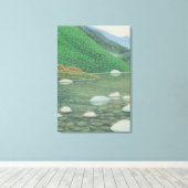 山静かの角 キャンバスプリント (インサイチュ (ウッドフロア))