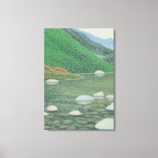 山静かの角 キャンバスプリント (正面)