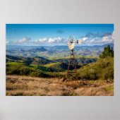 山頂からの眺め ポスター (正面)