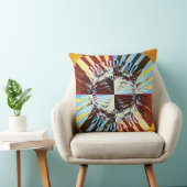 山頂に沈む夕日 クッション (椅子)