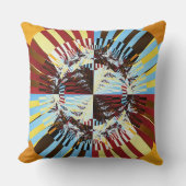 山頂に沈む夕日 クッション (正面)