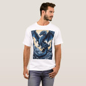 「山頂に空の蛇」 Tシャツ (正面フル)