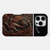 山頂のドラゴン iPhoneケース (裏面横)