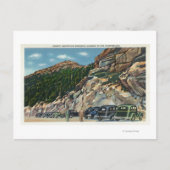 山頂のパーキングエリアビュー ポストカード (正面)