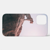 山頂のヒョウ Case-Mate iPhoneケース (裏面 (横))
