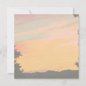 山頂の夕陽の誓い 招待状 (裏面)