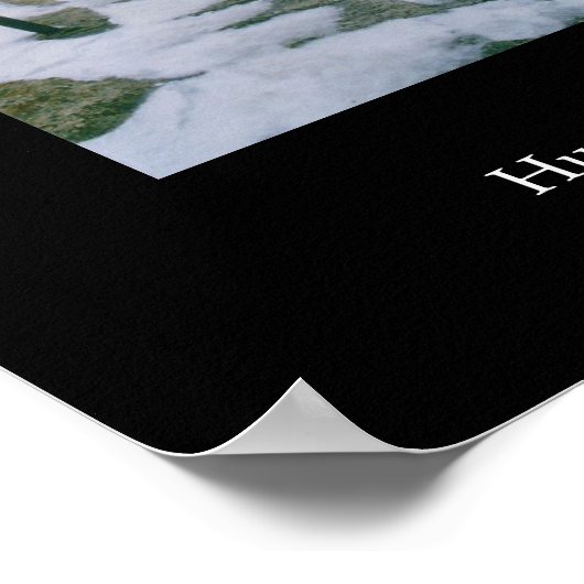 山頂の寺 ポスター (角)