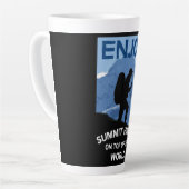 山頂の山をハイキング | トレッキング | マウンテンマグ カフェラテマグ (左アングル)